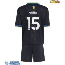 Manchester United Leny Yoro #15 Replica Third Minikit 2025-26 Short Sleeve (+ pants)